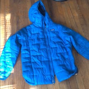 Blue Macro Puff Jacket NWT